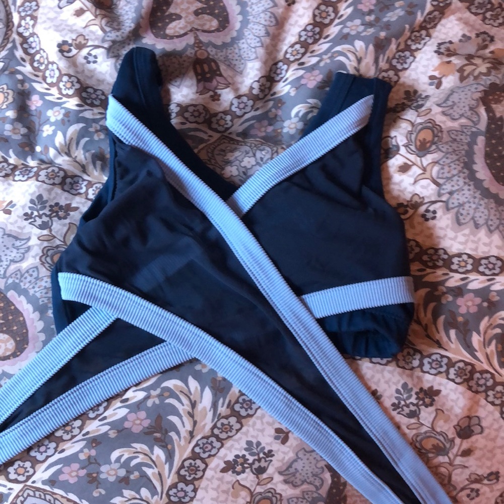 Five dancewear blue dwell bra YXL